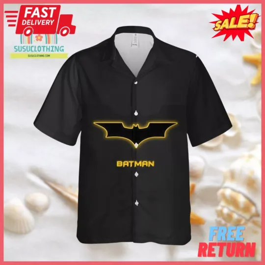 Batman Movie Hawaiian Shirt, Beach Summer Hawaiian Shirt