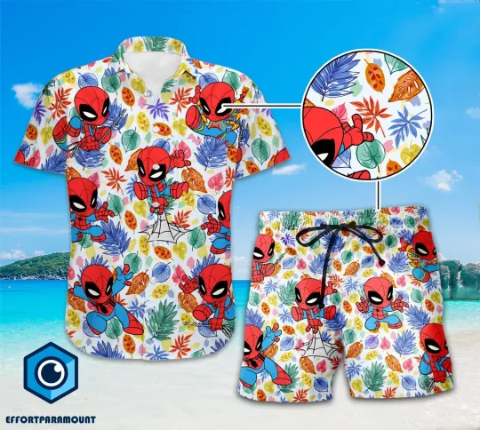 Spidey Hawaiian Shirt, Spider Man Hawaii Shirt, Spidey and His Amazing Friends