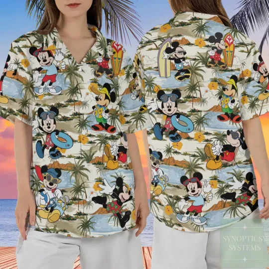 Discover Mickey Mouse Hawaiian Shirt
