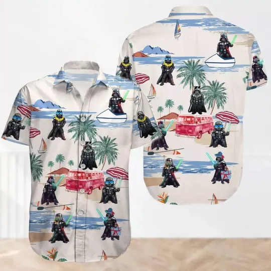 Discover Star Wars Hawaiian Button Down Shirt