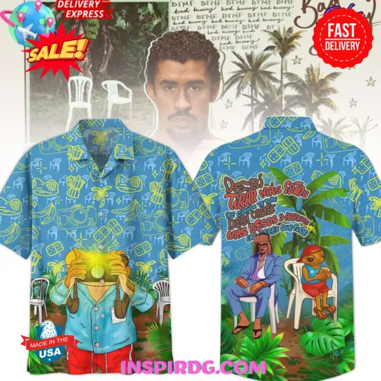 Bad Bunny Limited Edition Hawaiian Shirt