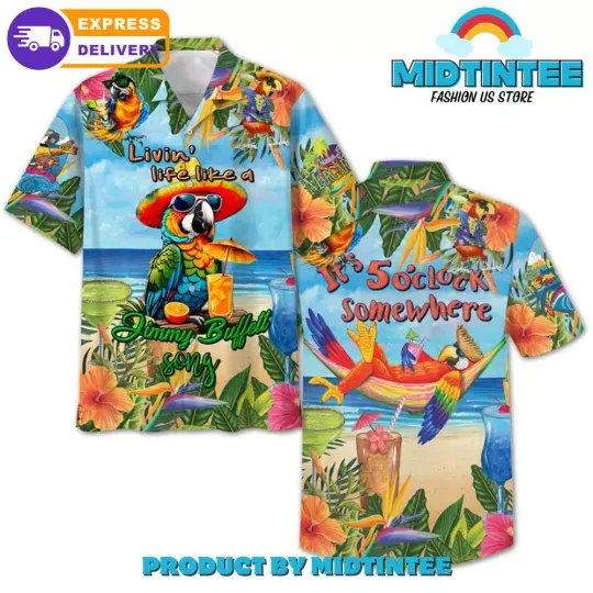Jimmy Buffett Song Summer Hawaiian Shirt