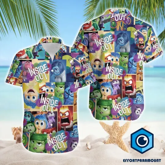 Discover Inside Out Hawaiian Button Down Shirt