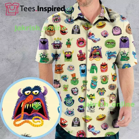 Discover All Of 'Em Muppetts Characters The Muppett Show Hawaiian Shirt