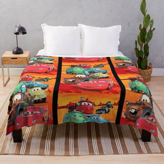 Discover Cars Movie  Throw Blanket