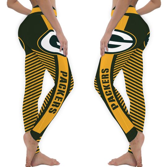 Green Bay Packers Women's Team Leggings, Game Day Leggings