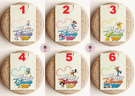 My First Disney Trip Shirt, Mickey and Friends Shirt, Matching Disney Trip Shirt, 2025 Disney Family Vacation