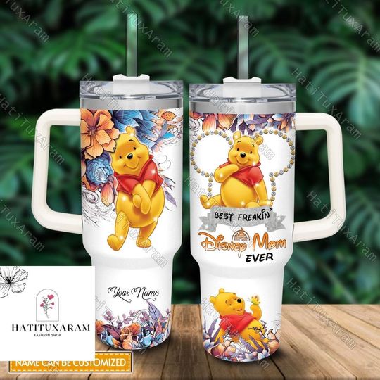 Discover Halloween Winnie the Pooh Tumbler, Custom Name Pooh Tumbler, Pooh Drinkware Tumbler, Pooh Bear Tumbler