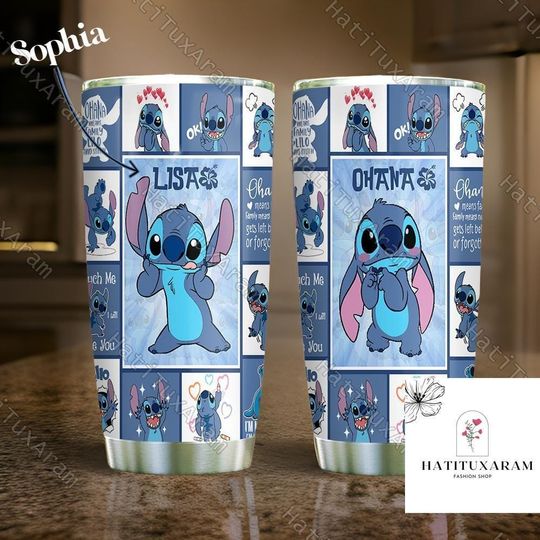 Discover Halloween Stitch Tumbler, Personalized Stitch Tumbler, Stitch Coffee Tumbler, Custom Tumbler, Stitch 20oz Tumbler, Stainless Steel