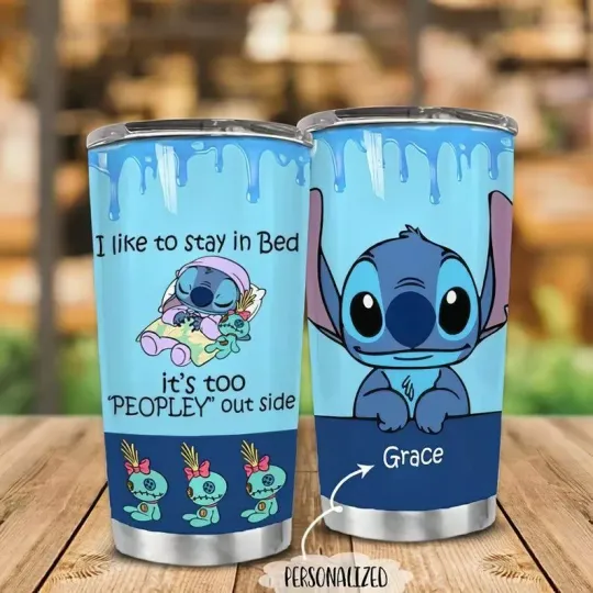Discover Personalized Stitch I Like To Stay Stainless Tumbler 20oz