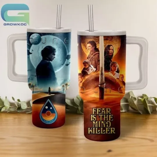 Discover Dune Movies Fear Is The Mind Killer 40oz Tumbler