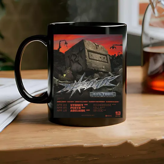 Discover Knock2 2025 Australian Tour mug
