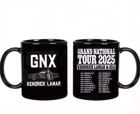 Grand National Tour mug, Kendrick Lamar Tour 2025 Fan