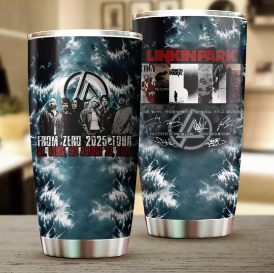 Discover Linkin Park From Zeo 2025 Tour Tumbler 20Oz Cup, Gift For Fans