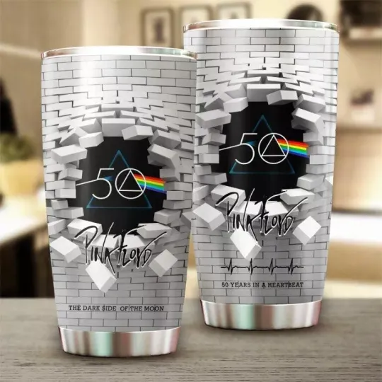 Pink Floyd Tumbler Cup   20oz Stainless Steel Tumbler