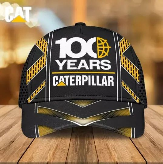 Discover 100 Years Caterpillar Cat Classic Cap, Cat Cap For Fans
