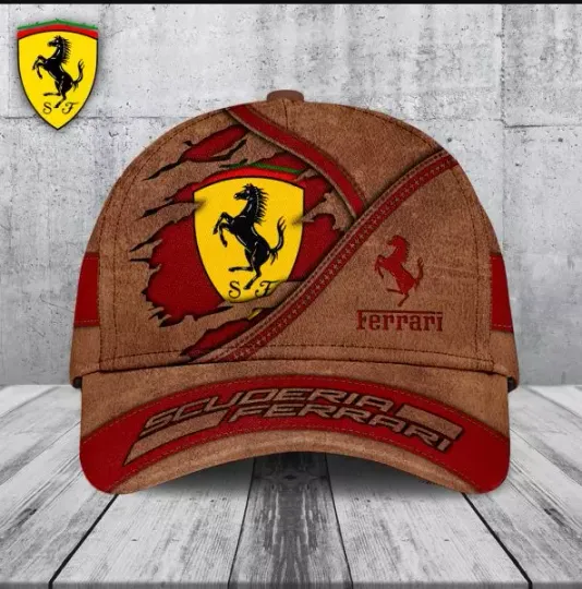 Scu*Deria Fe*Rrari X Le*Wis Ham*Ilton Classic Cap For Fans