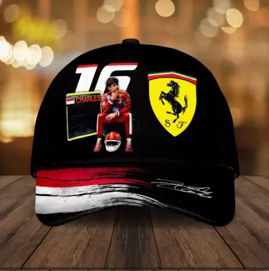 Scu*Deria Fe*Rrari X Charles Leclerc Classic Cap