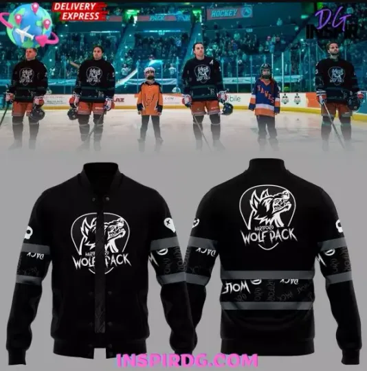 Discover Hartford Wolf Pack Emo Night 2025 Baseball Jacket Unisex All Size