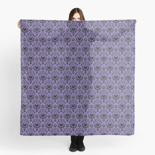 Haunted Mansion Wallpaper (Tile) Scarf