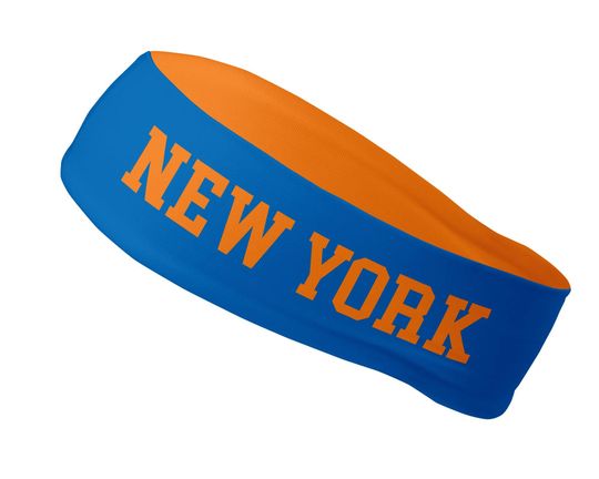 Reversible Custom Colors State of New York Headband, Athletic Headband, Tailgate Headband, Sport Headband, Womens Headband, Mens Headband