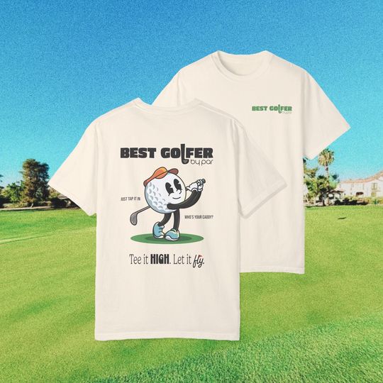Retro Golf Shirt, Funny Mens Golf Shirt, Vintage Golf Shirt, Sports Golf Shirt, Comfort Colors, Cool Mens Golf Shirt, Golf Shirt for Men