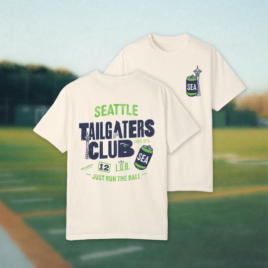 Discover Seattle Tailgaters Club Shirt, Football Shirt, Womens Football Shirt, Men Football Shirt, Cool Football Shirt, Aesthetic Football Shirt