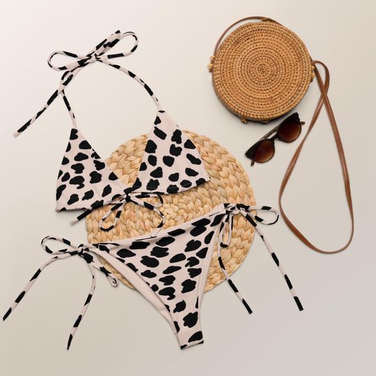Discover Animal Print String Bikini