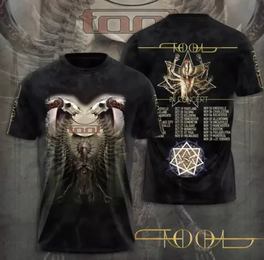 Discover Tool Band Music 3D T-Shirt, Gift For Fans