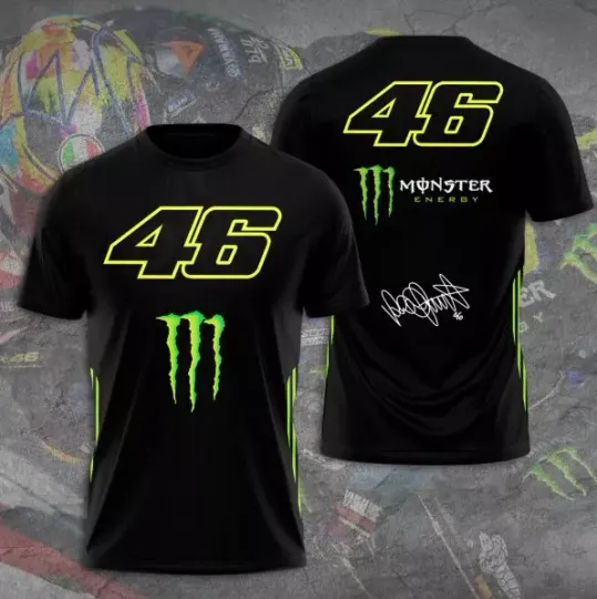 Discover Valen-Tino Rossi Monster 3D Printed T-Shirt, Gift For Fans
