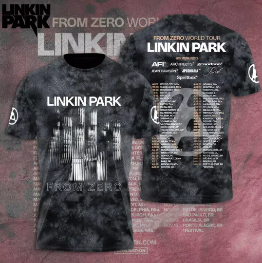 Discover Linkin Park 3D T-Shirt, Xmas Gift For Friend And Family