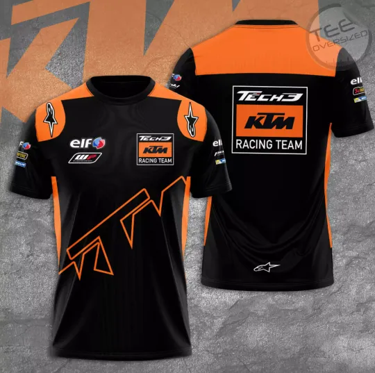 Discover Tech3 Ktm Factory Racing 3D T-Shirt, Gift For Fans