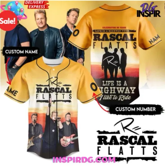 Discover Rascal Flatts Life is a Highway Tour 2025 Jersey