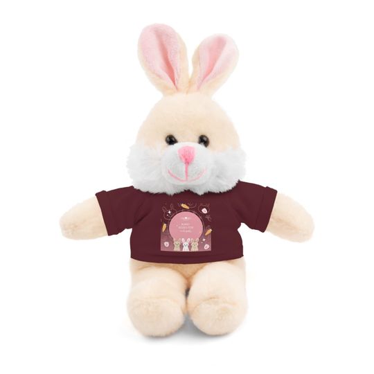 Adorable Stuffed Animal with Tee - Perfect Gift for Kids, Birthdays, Baby Showers, and More - Cuddly Companion, Plush Bear