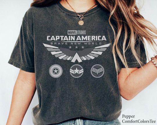 New Captain America Shirt Captain America Brave New World Shirt Captain America 4 MCU Shirt Superhero Avengers Shirt