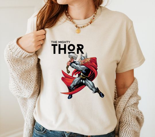 The Mighty Thor T-shirt, Marvel Thor T-shirt, Avengers Fan T-shirt, Disney Trip T-shirt, Gift for Thor Fan T-shirt, Marvel Superhero T-shirt