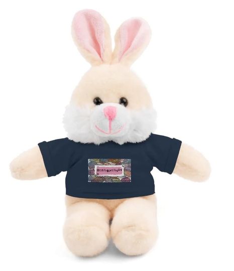 A multi-item listing with neurodiverse stuffed animals with tee