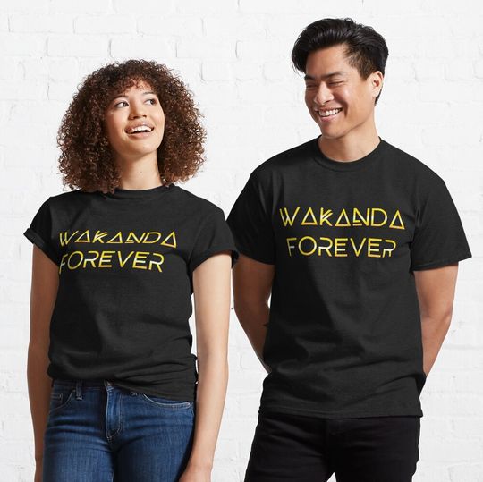 WAKANDA FOREVER Gold Classic T-Shirt