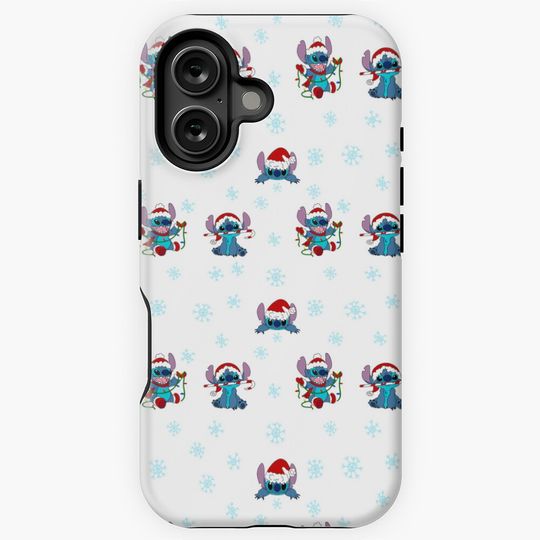 Christmas stitch repeat iPhone Case