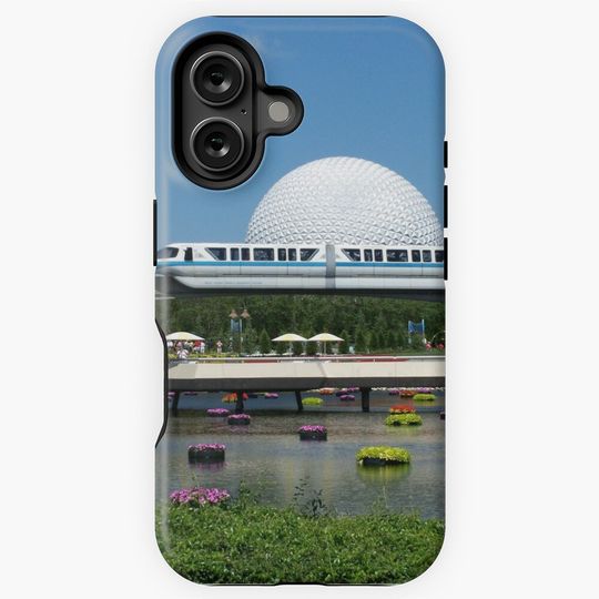 Riding around Epcot! iPhone Case