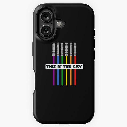 This is the Gay Star Wars Pride iPhone Case