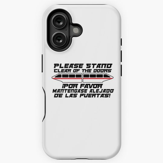 Discover Monorail Por Favor Design iPhone Case