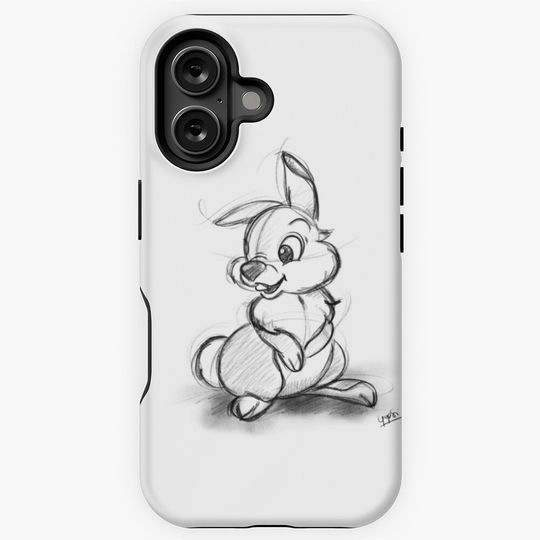 Thumper sketch iPhone Case
