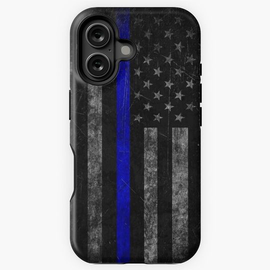 Discover Thin Blue Line iPhone Case