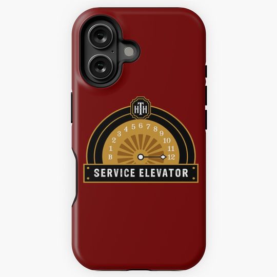 Hollywood Tower Hotel 'SERVICE ELEVATOR' iPhone Case