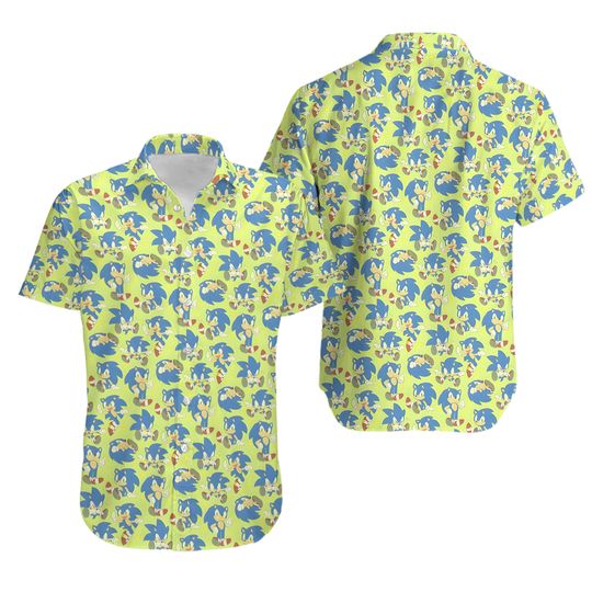 Sonic the Hedgehog Hawaiian Shirt, Sonic Summer Shirt