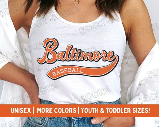 Baltimore Orioles Tank Top | Unisex Baltimore Orioles Tank | Retro Style Sleeveless Orioles Shirt