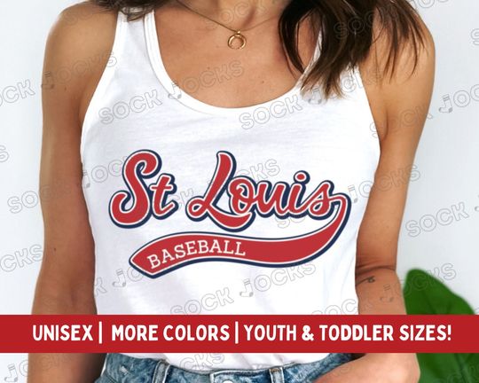 St. Louis Cardinals Tank Top | Unisex St. Louis Cardinals Tank | Retro Style Sleeveless Cardinals Shirt