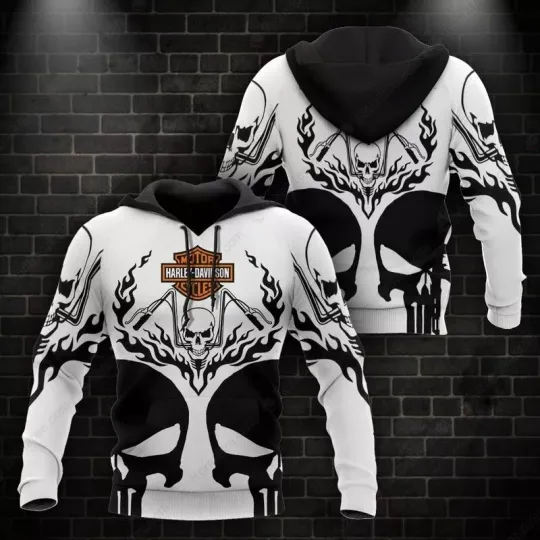 Harley Racing Davidson 3D Hoodie