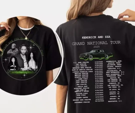 Kendrick SZA Grand National Tour 2025 Gildan Unisex Softstyle T-Shirt